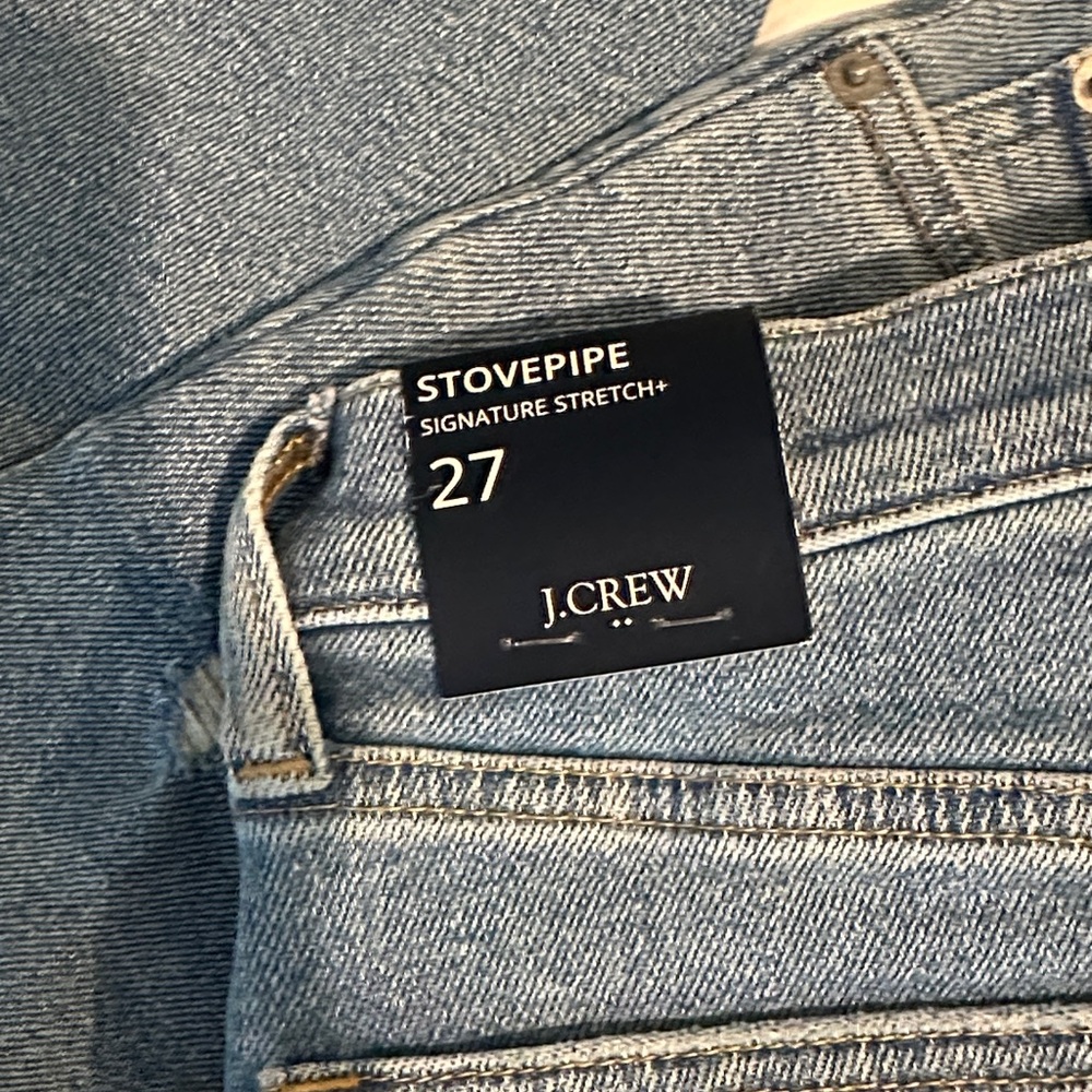 J. Crew Women's Light Blue Straight Leg Jeans